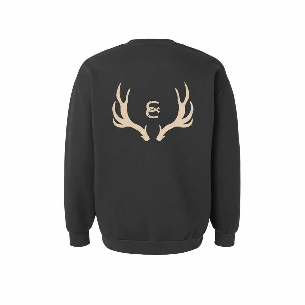 Gray Antler Crewneck