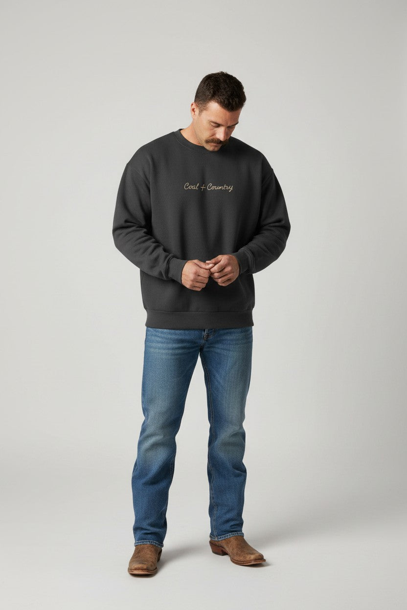 Gray Antler Crewneck